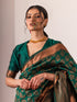 Vishesh Royal Green Bronze Saree with Blouse Fabric